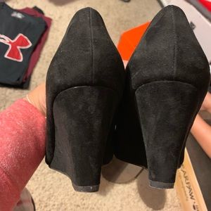 a.n.a Shoes - Black heels, suede like material a.n.a Shoes - Black heels, suede like material